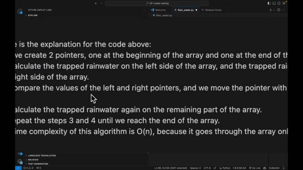 GitHub Copilot Lab vs qodo | A Code Explanation Face-Off